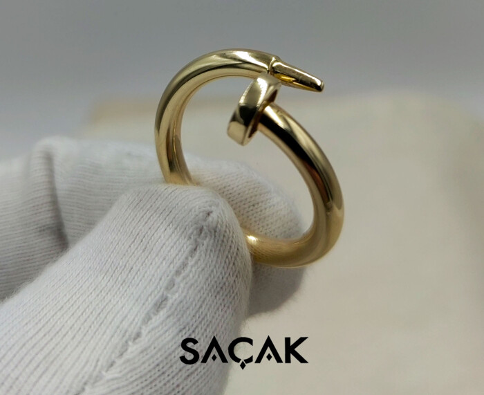 14 Ayar Çivi Model Altın Yüzük - SAÇAK KUYUMCULUK